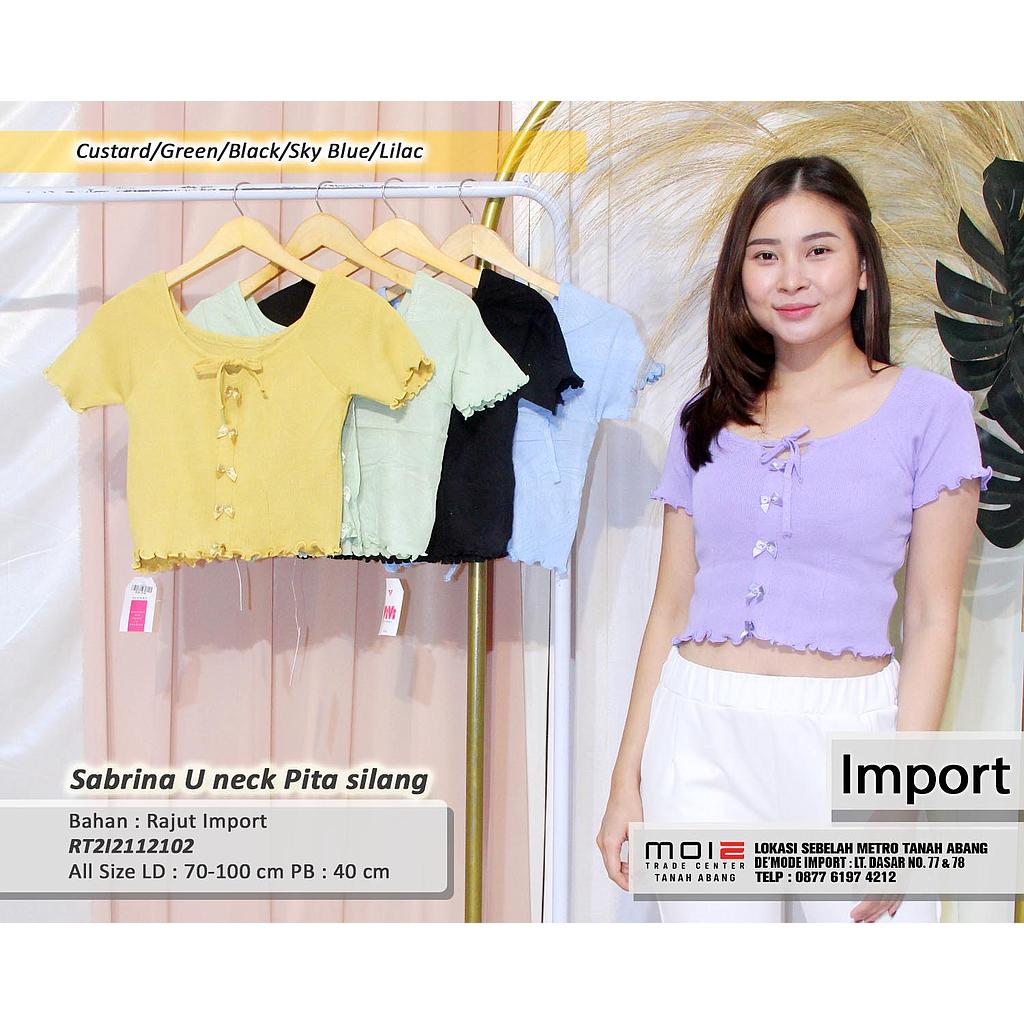  Sabrina U neck Pita silang 