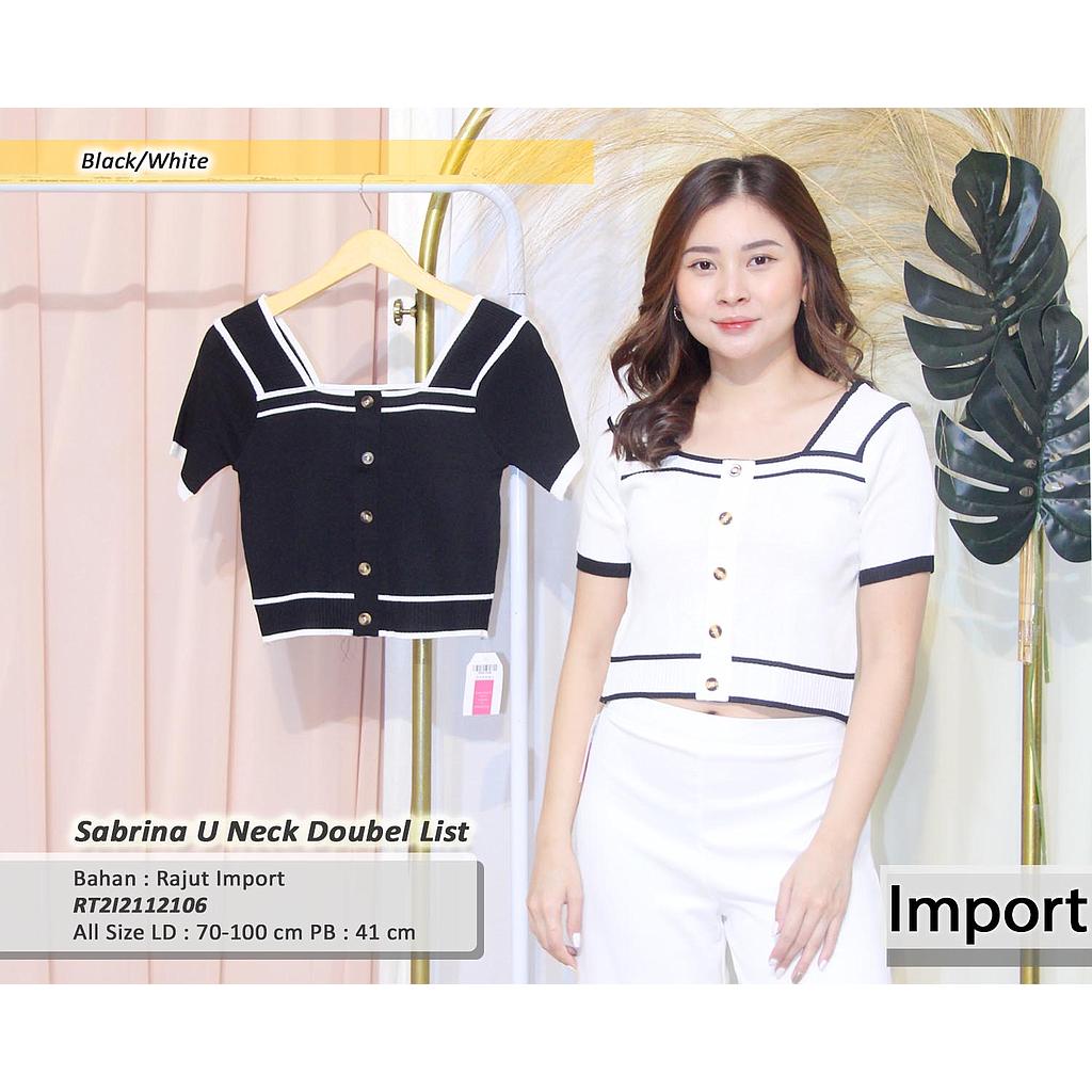 Sabrina U Neck Double List