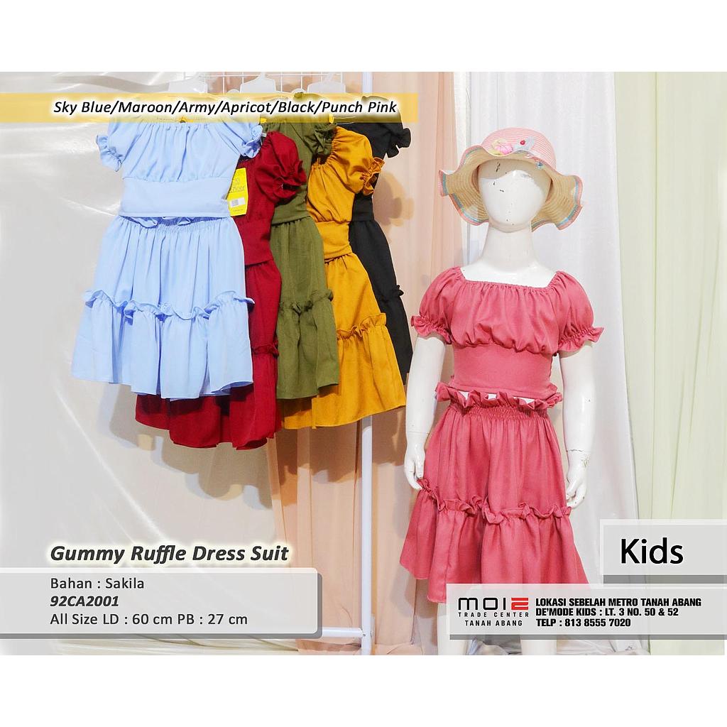 Gummy Ruffle dress suit