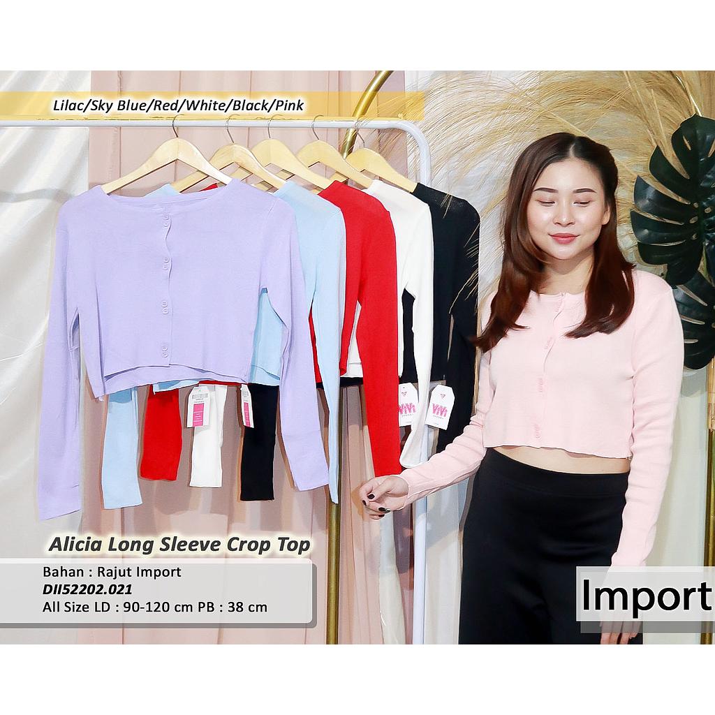 Alicia Long sleeve Crop Top (DI.021)