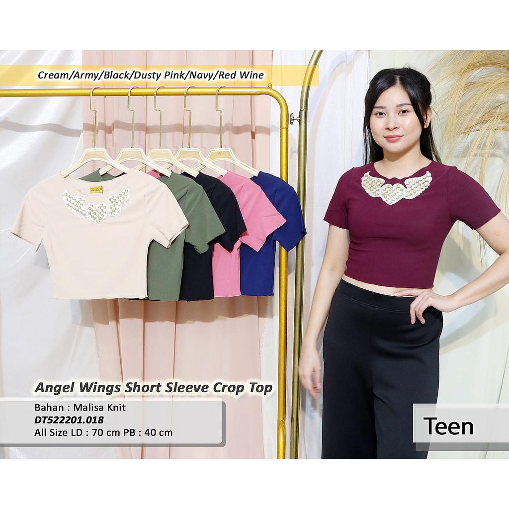 Angel Wing short sleeve crop top (DT.018)