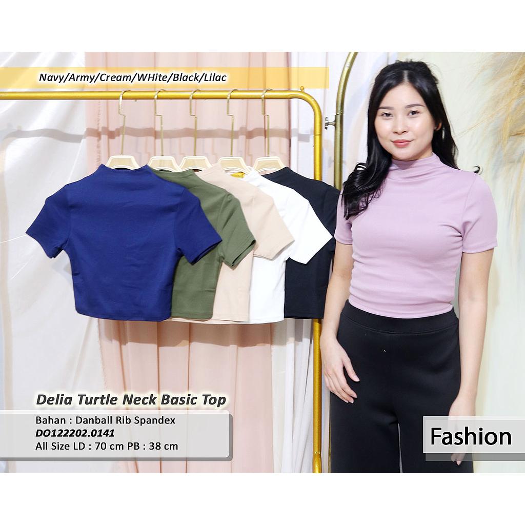 Turtle Neck Crop Top(DO.0.141)