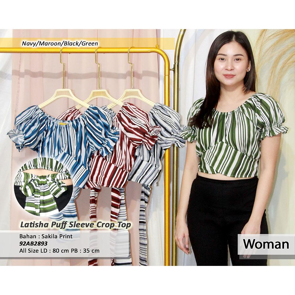 Latisha puff sleeve crop top