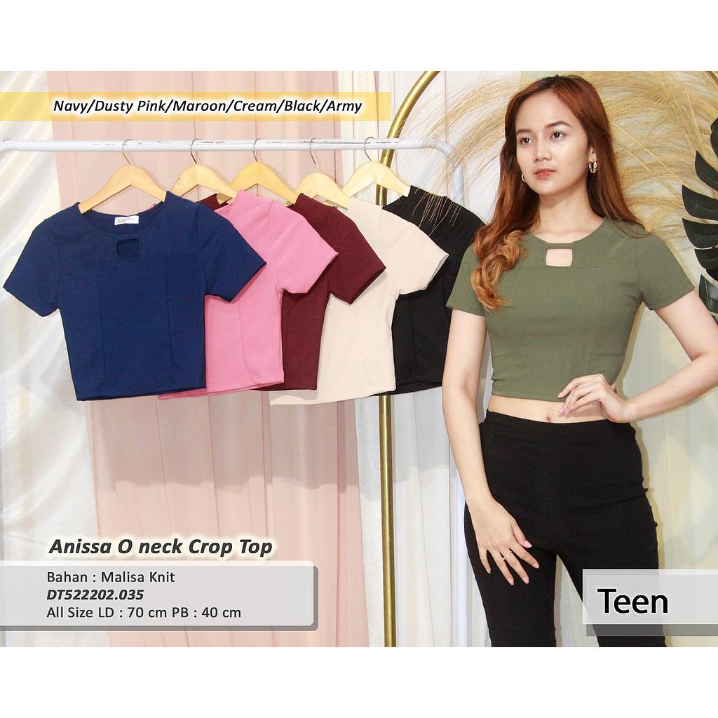 Anisa O Neck Crop Top (DT.035)