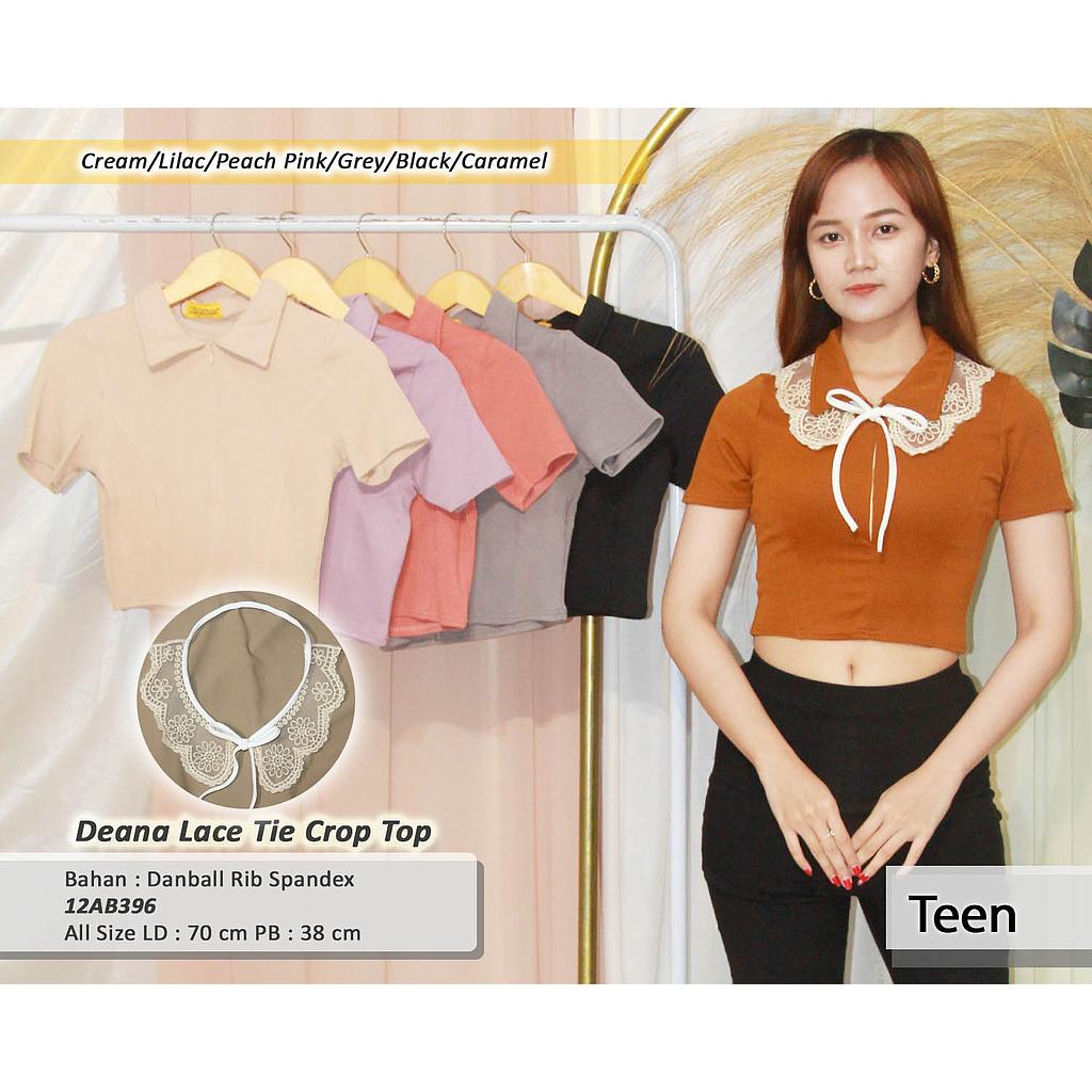 Guin Collar zipper Crop Top