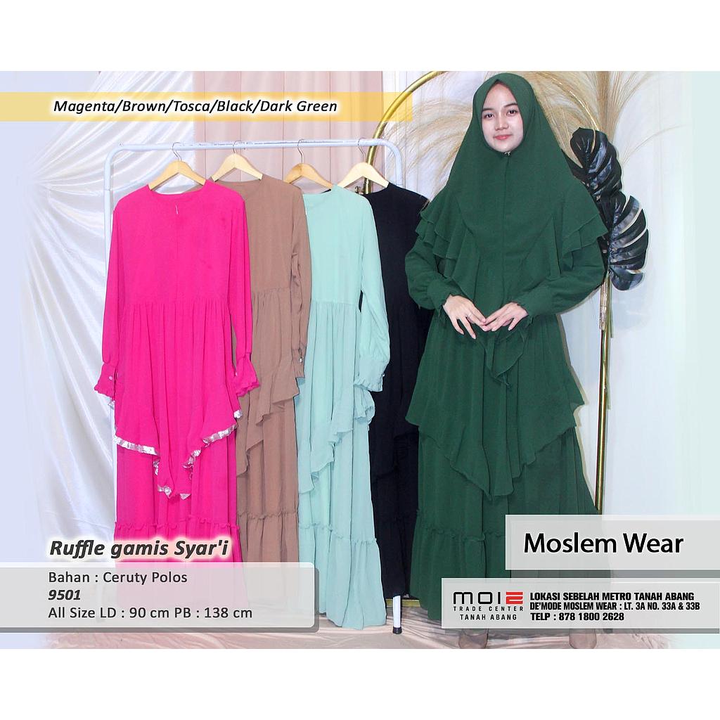 Ruffle Gamis Syar'i