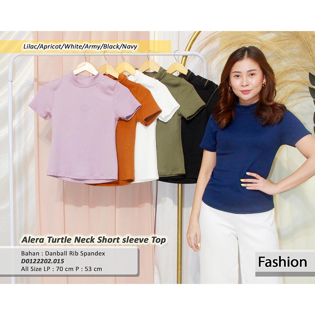 Alera Turtle Neck Short Sleeve Top(DO.015)