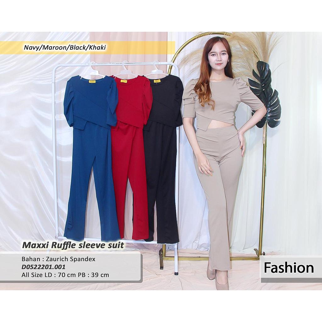 Maxxi Ruffle sleeve suit(DO.001)