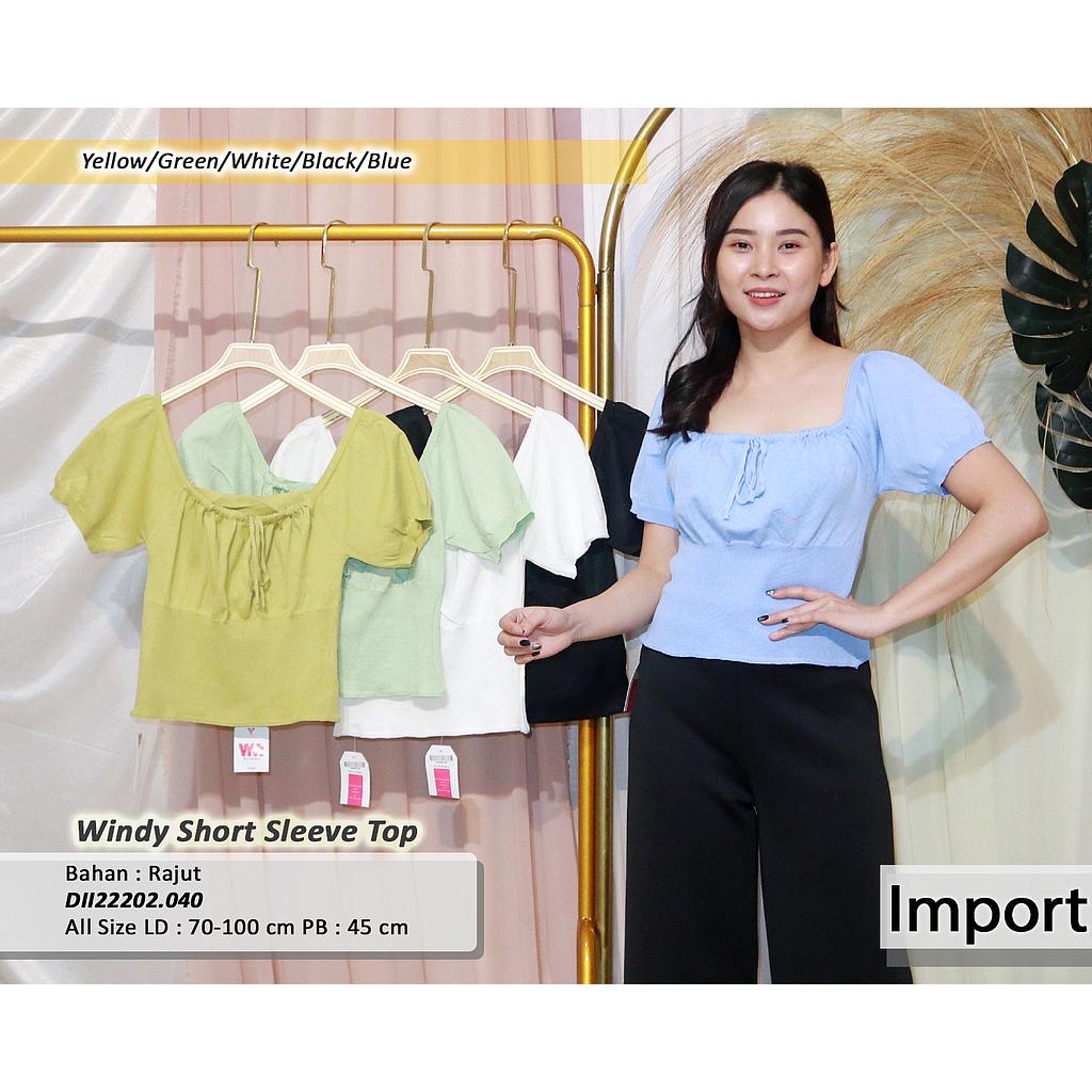 Windy short sleeve top
