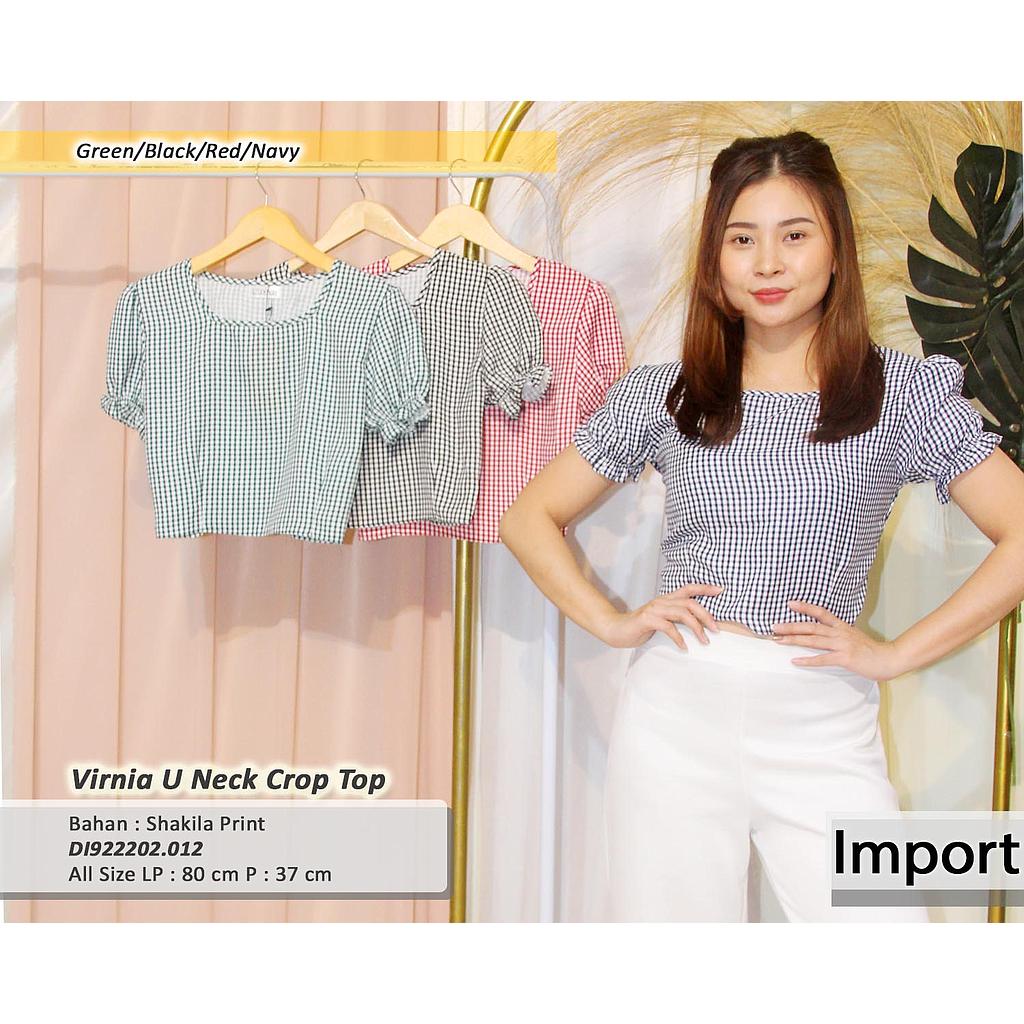 Jessie Puff sleeve crop top