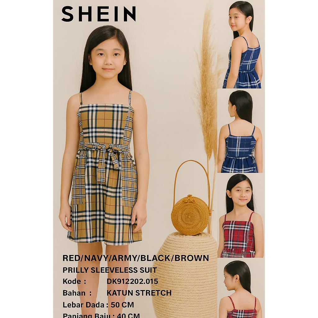 Prilly Sleeveless suit (DK.015)