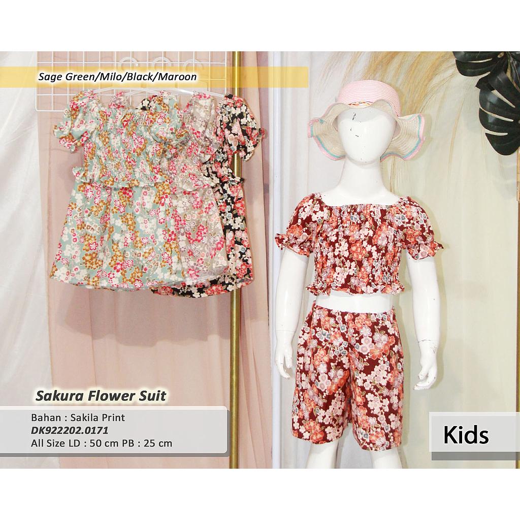 Sakura short suit (DK017)