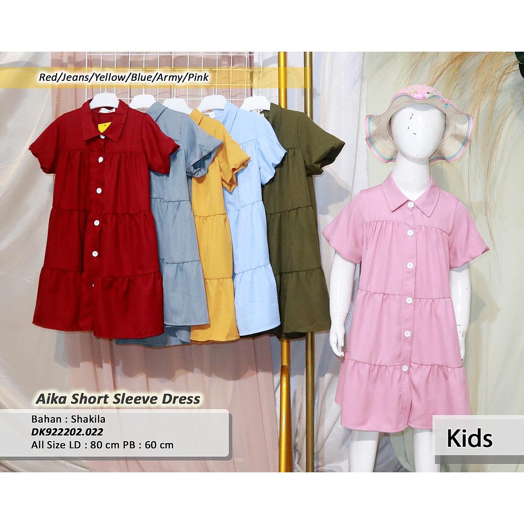 Aika Short sleeve Dress (DK.022)