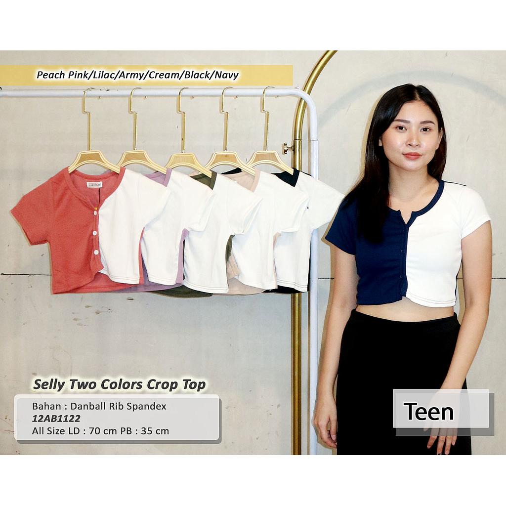 Selly Two colors Crop Top