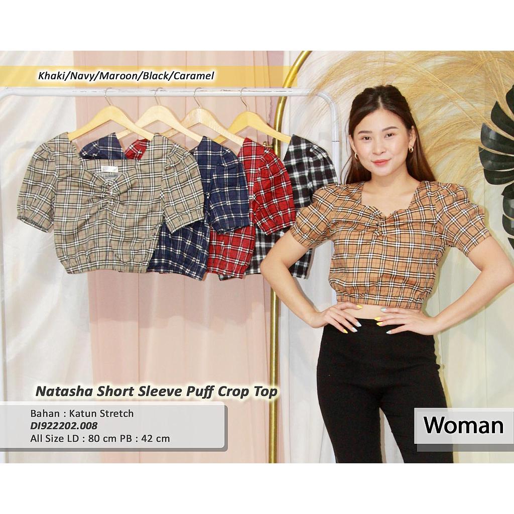 Natasha Short sleeve Puff Crop Top