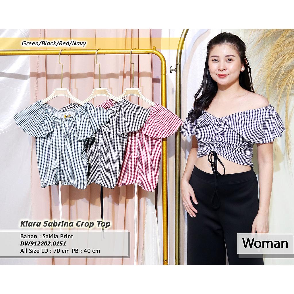 kiara sabrina crop top(DW.0151)
