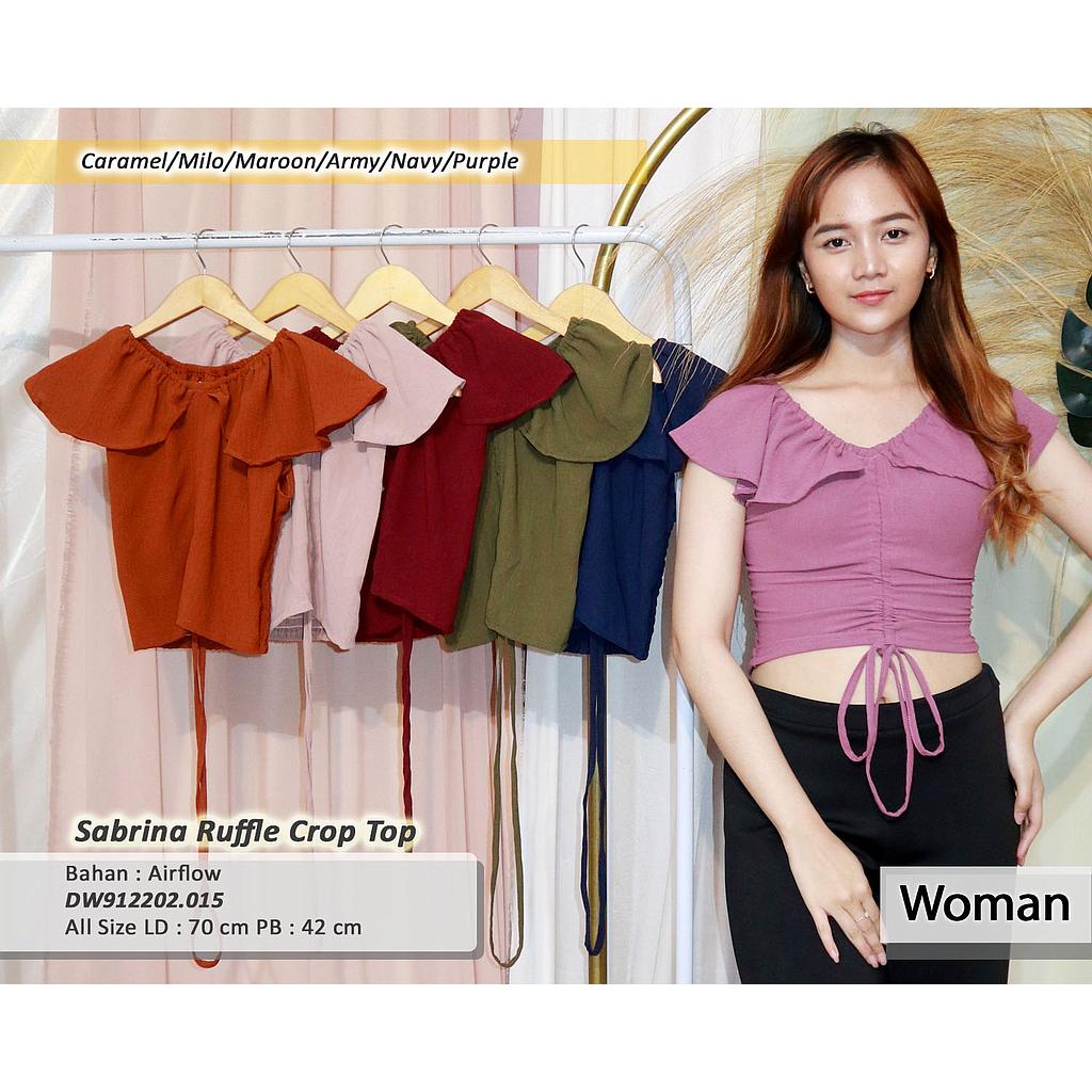 Sabrina ruffle crop yop (DW.015)