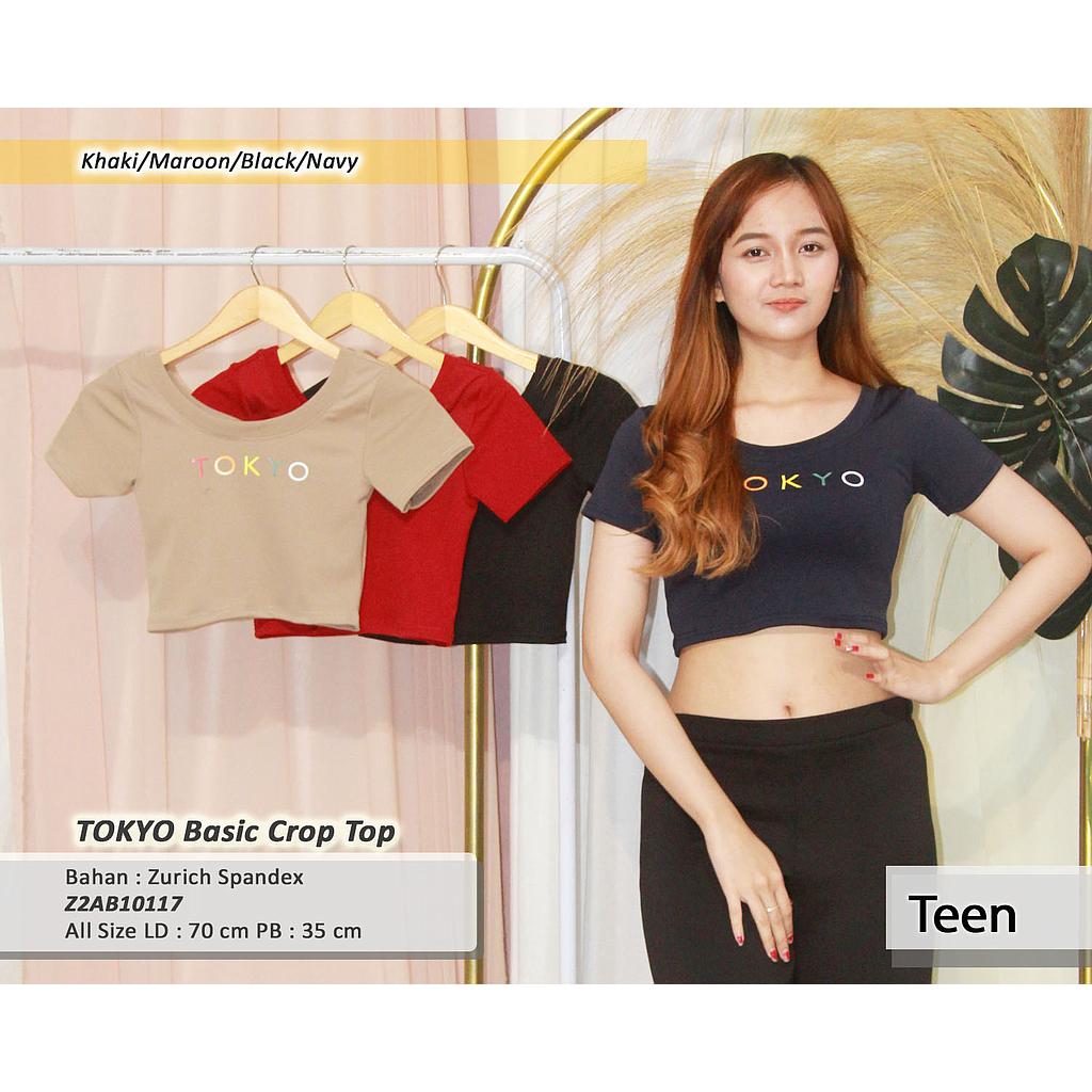 Tokyo basic crop Top