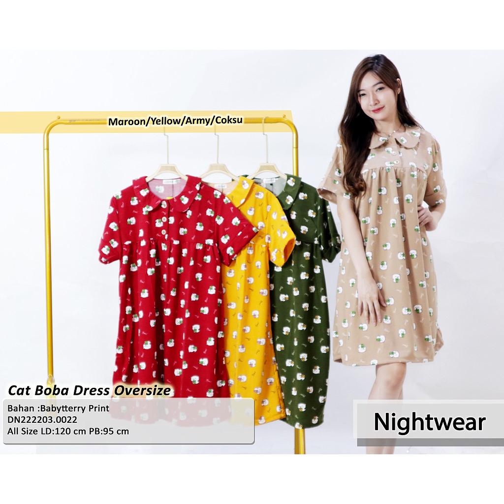 Cat Boba Oversize Dress (DN.0022)