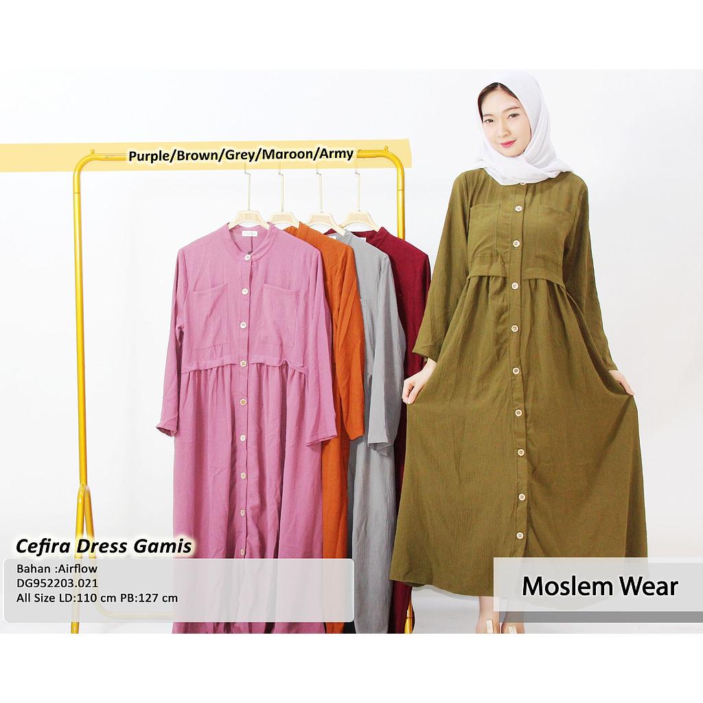 Cefira dress gamis (DG.021)