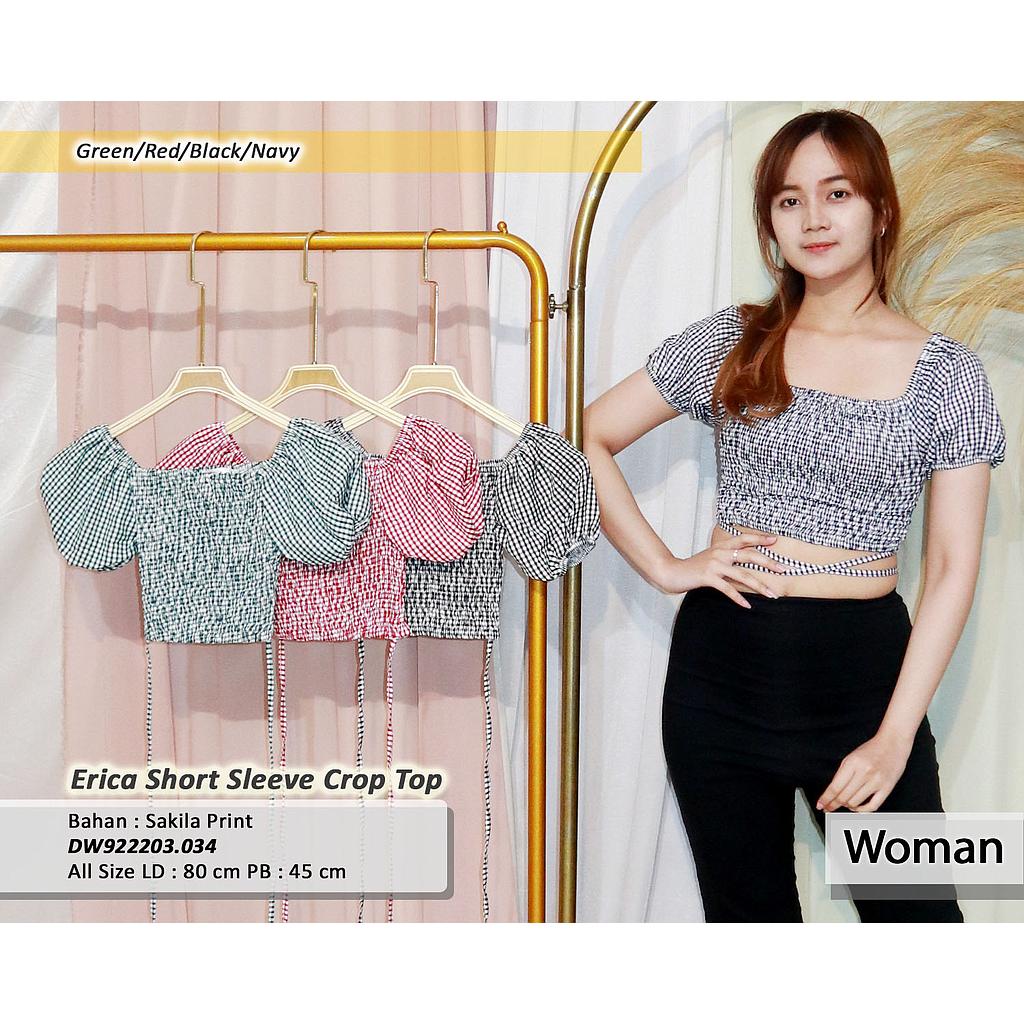 Erica short sleeve crop top (DW.034)