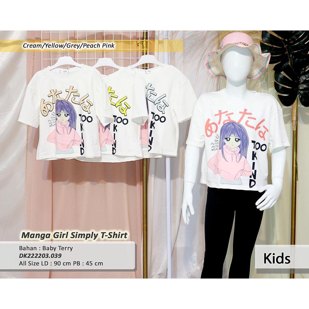 Manga Girl Simply T-shirt