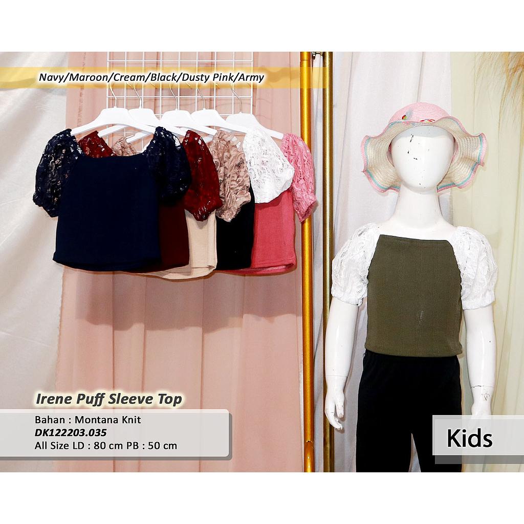 Irene Puff sleeve top(DK.035)