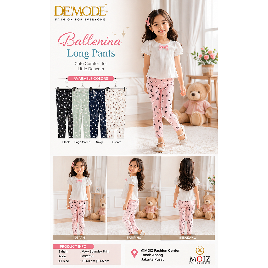 Ballerina long pants (C708)