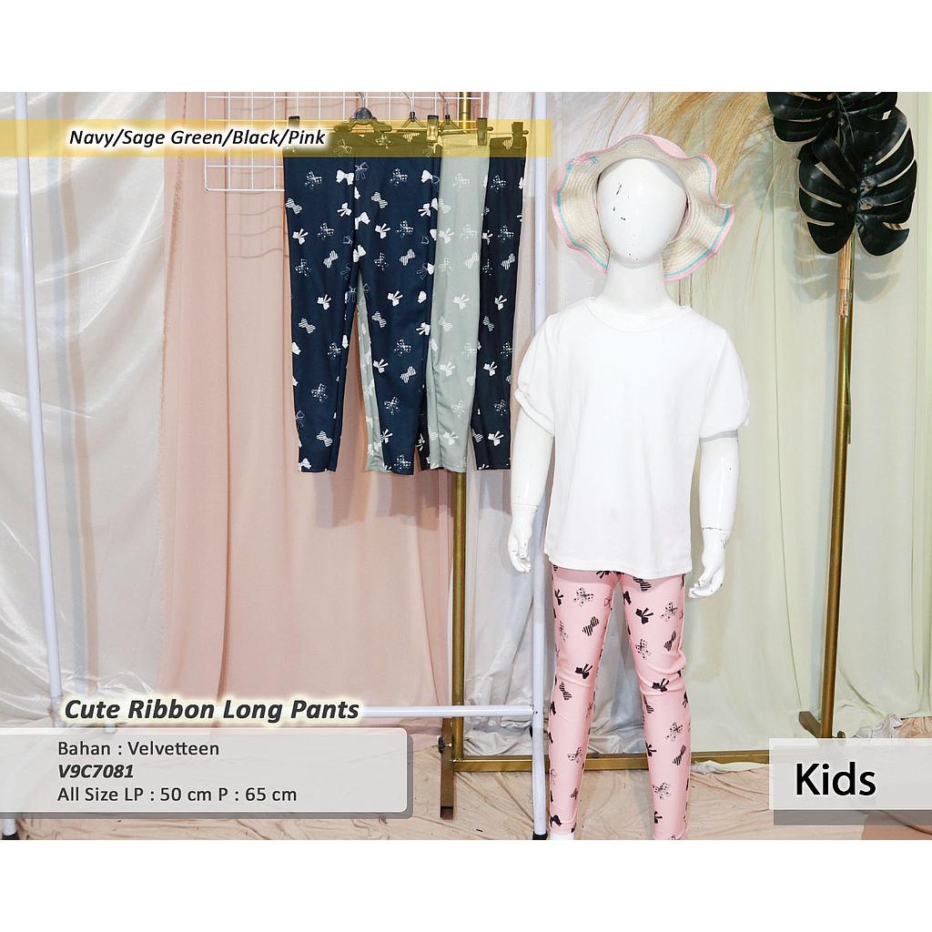 Cute Ribbon long Pants