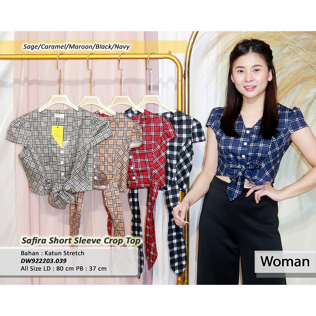 Safira Short Sleeve Crop Top (DW.039)
