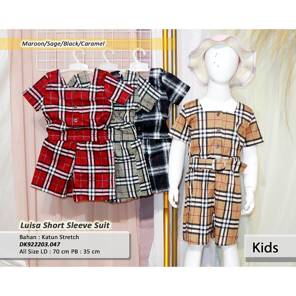 Luisa short sleeve suit (DK.047)