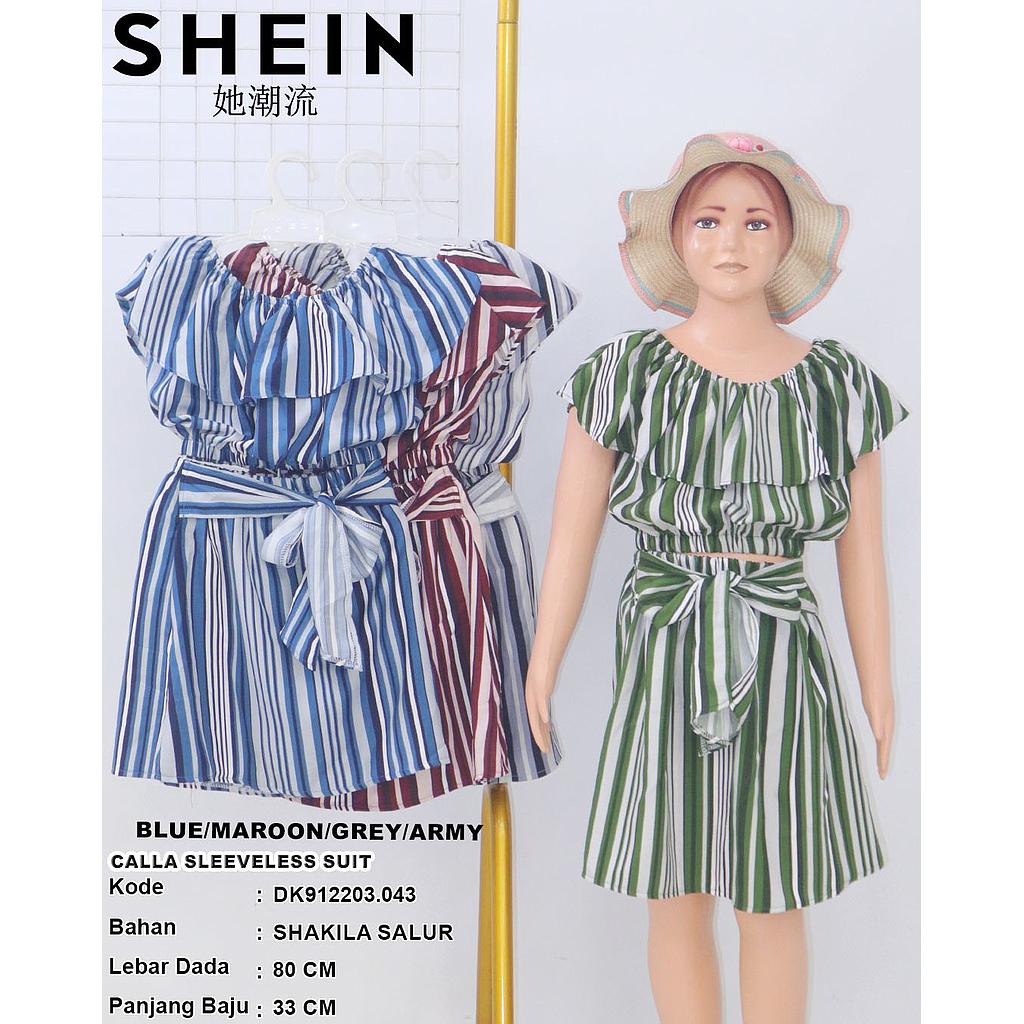 Calla Sleeveless Suit (2 piece) (DK.043)