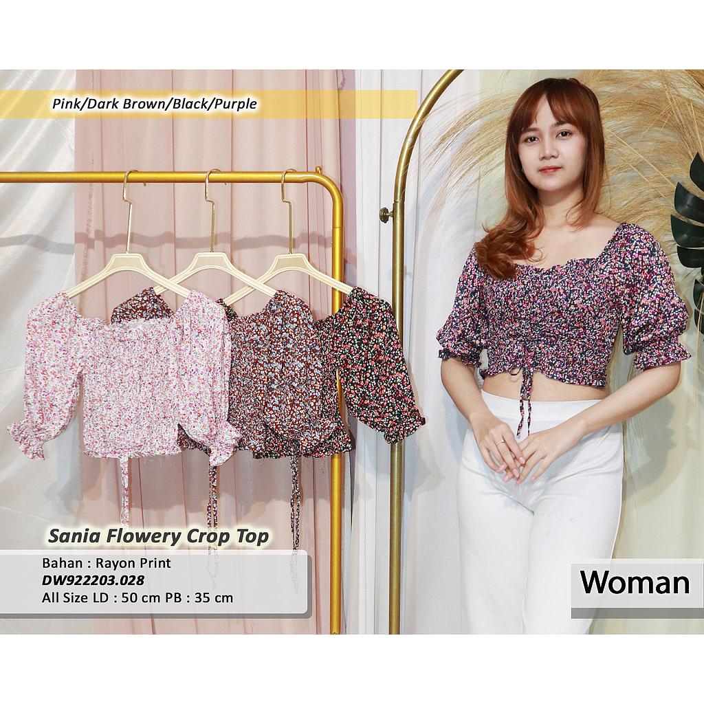 Sania Flowery Crop Top (DW.028)