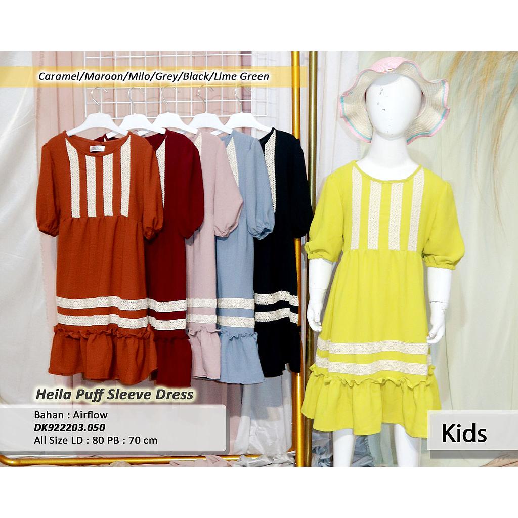 Heila Puff sleeve dress (DK.050)