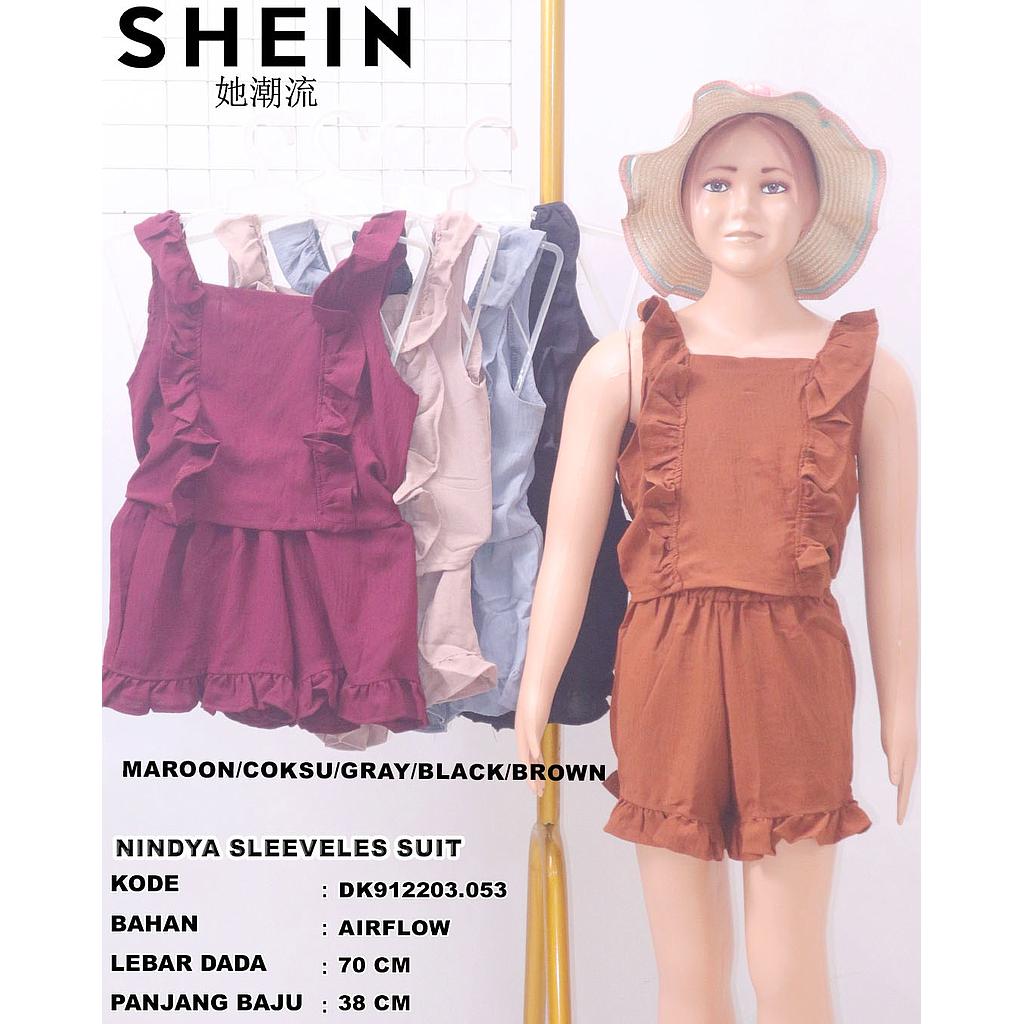 Nindya sleeveles  suit (DK.053)