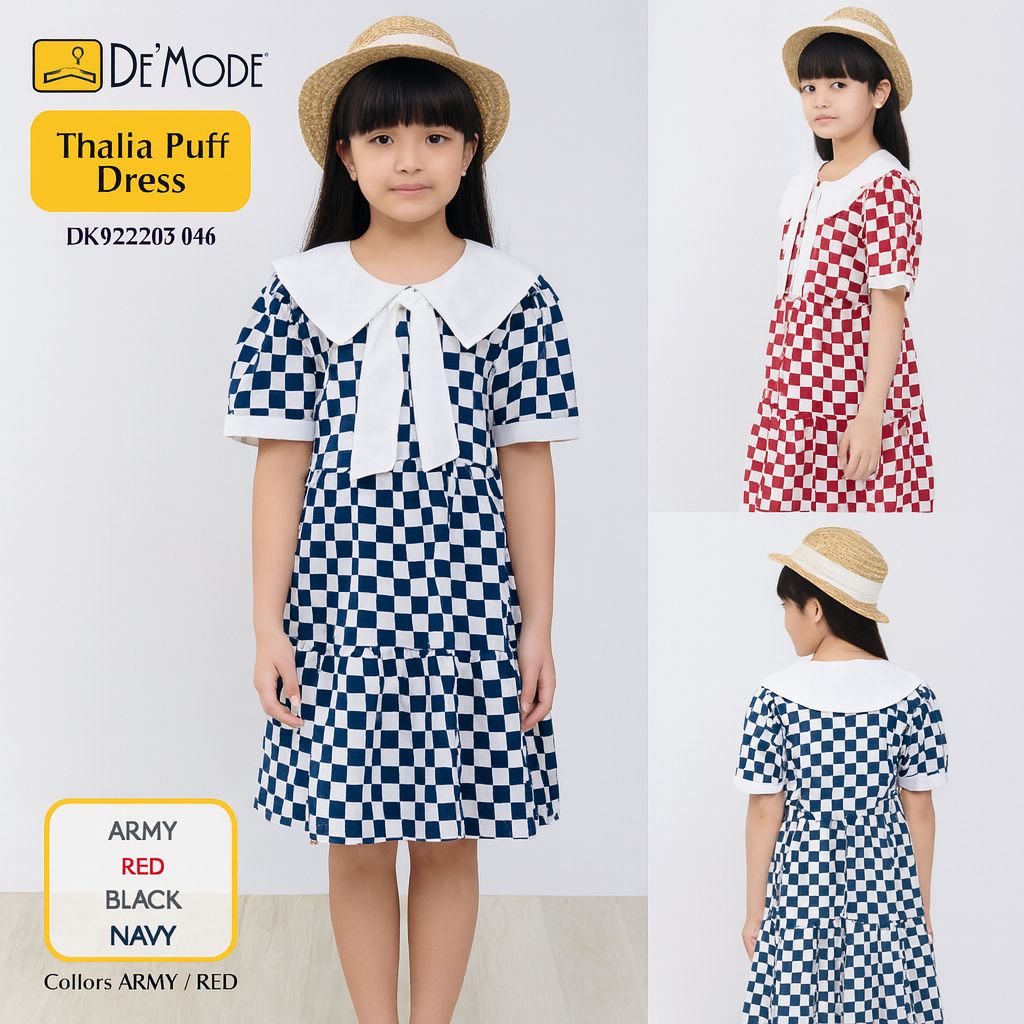 Thalia Puff Dress (DK.046)