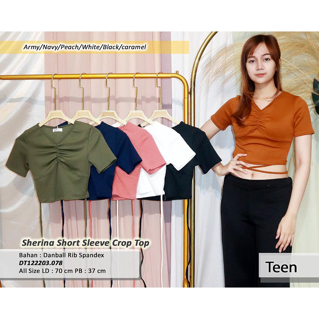 Sherina short sleeve Crop Top (DT.078)