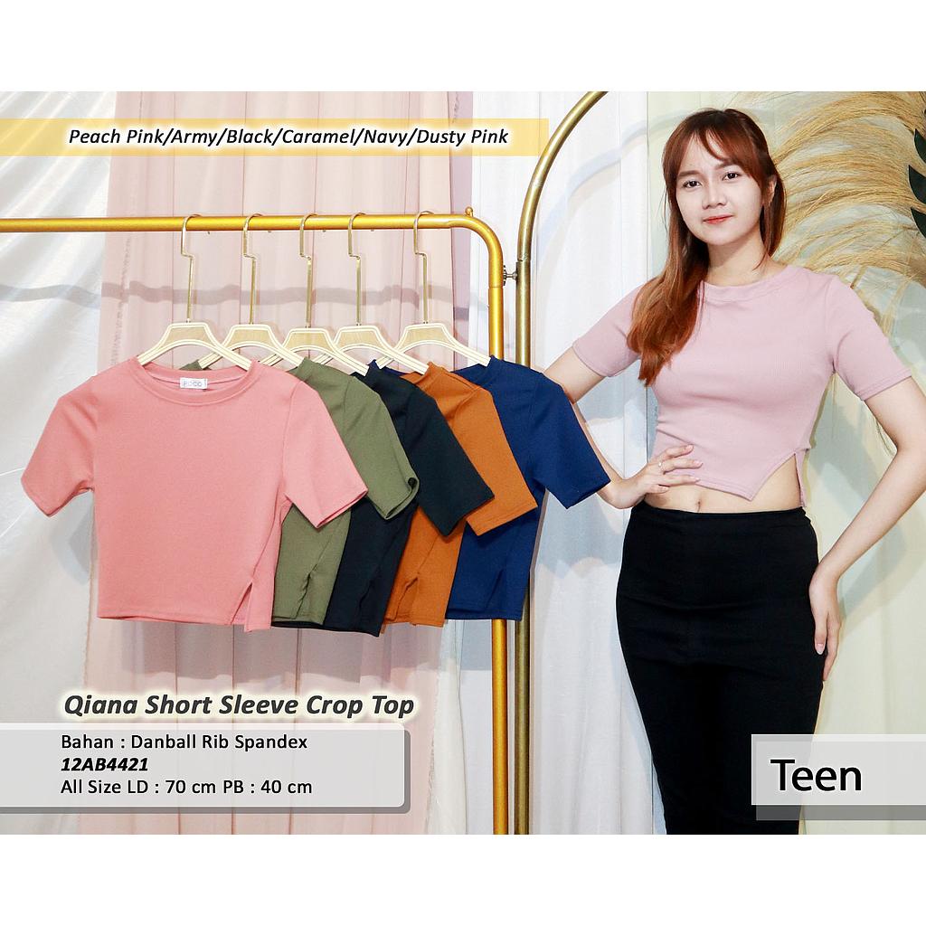 Qiana Short sleeve  croptop