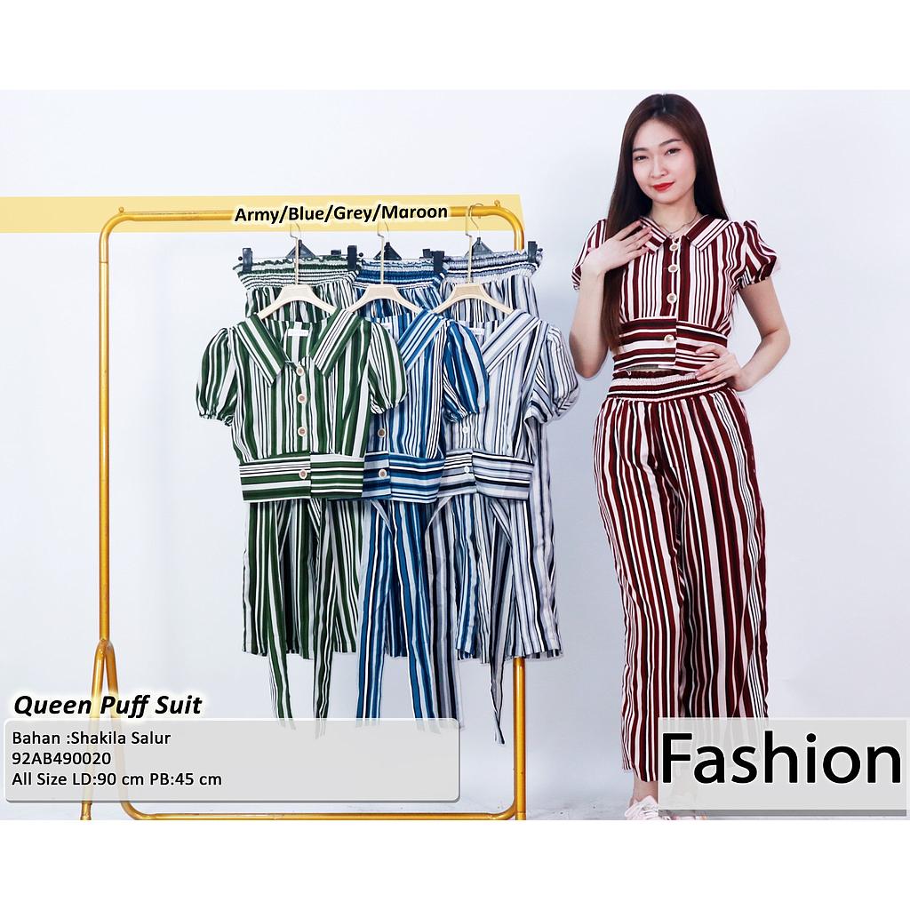 Queen short  slevee suit(AB490)