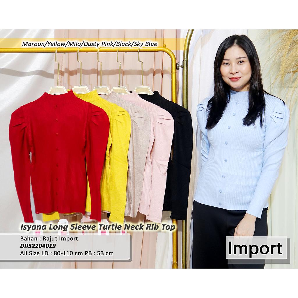 Button Long sleeve Turtle Neck tp