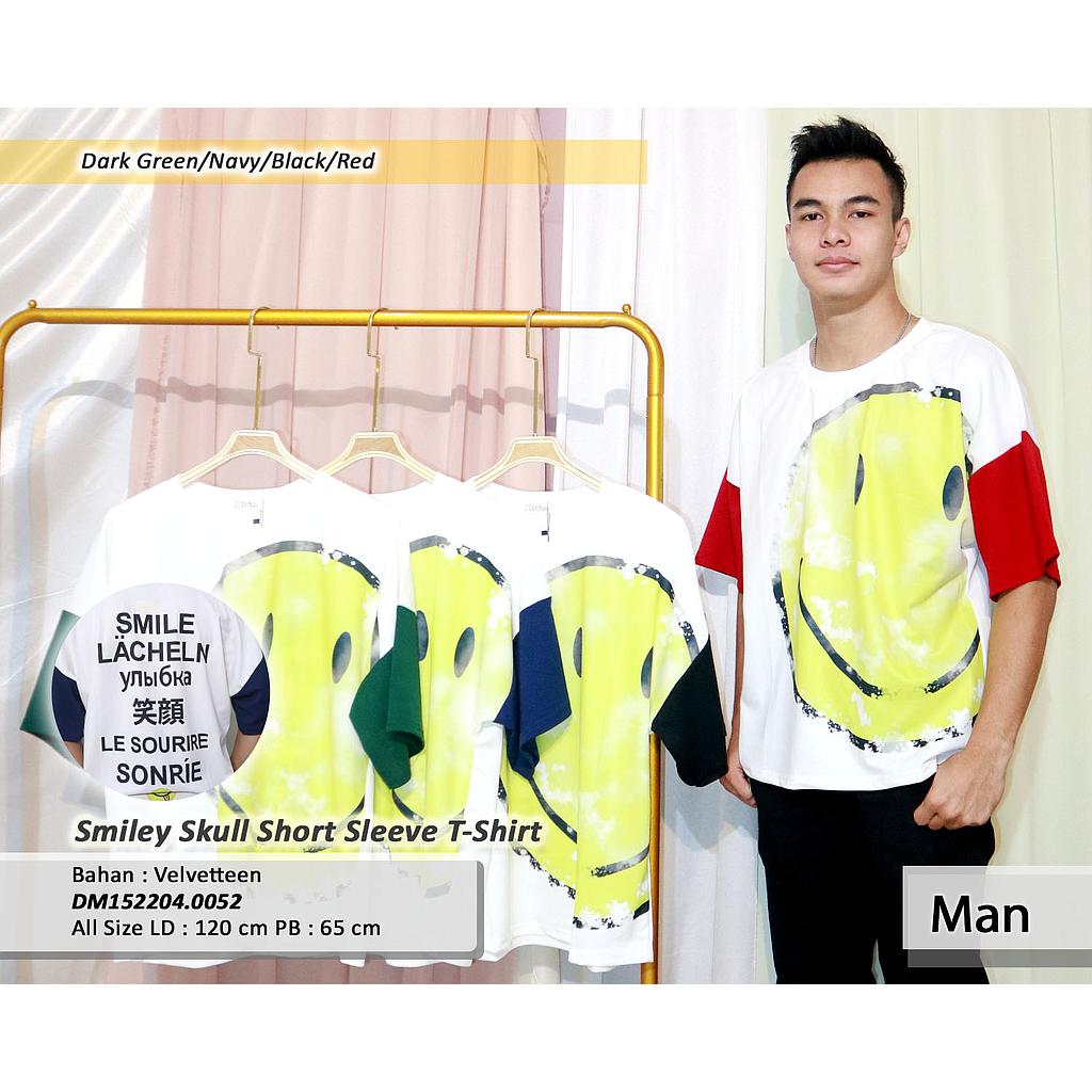 Smiley skull short sleeve T-shirt (DM.0052)