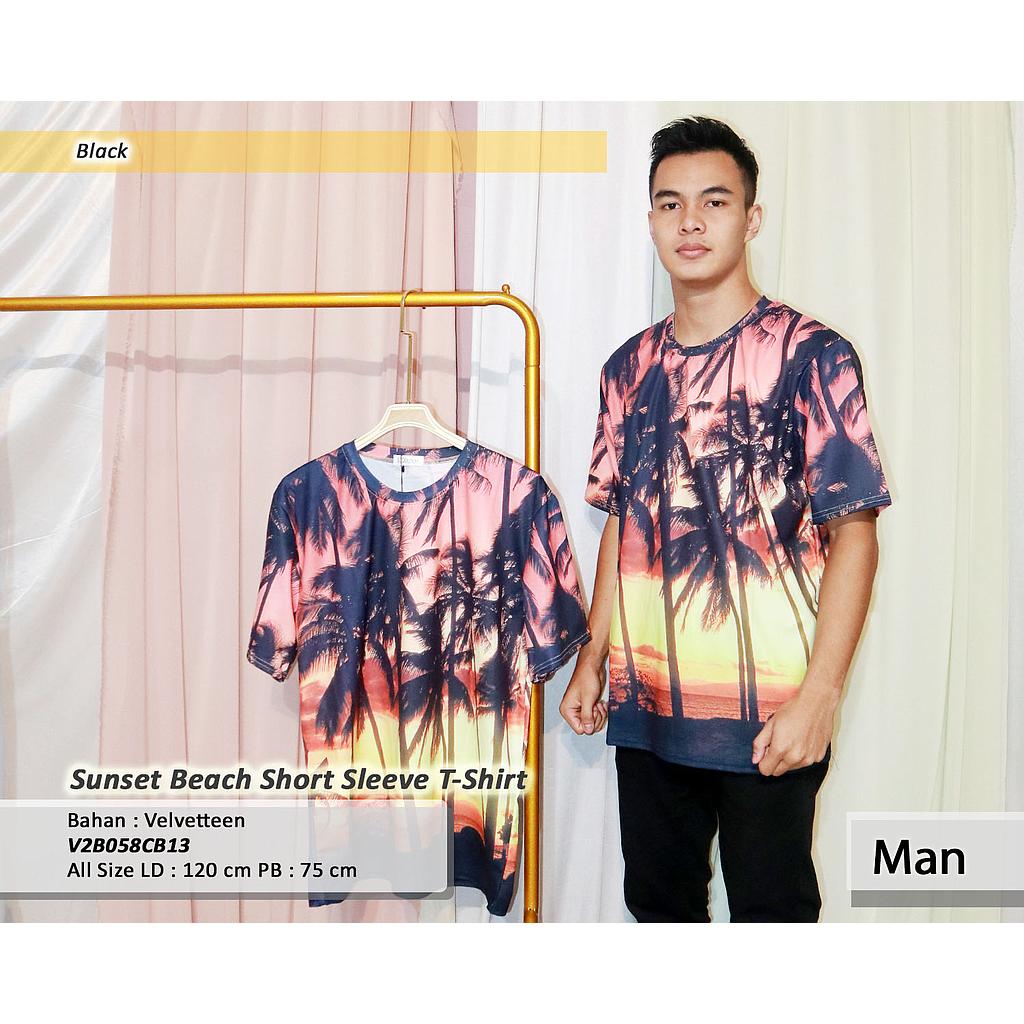 Sunset Beach short sleeeve T-shirt