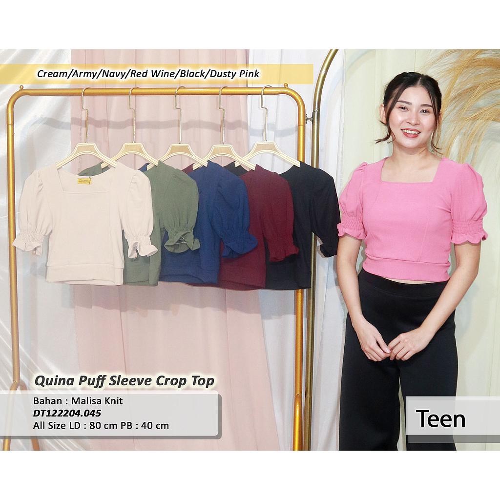 Quina Puff sleeve crop top (DT.045)