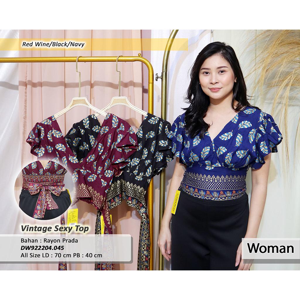 vintage sexy top(DW.045)