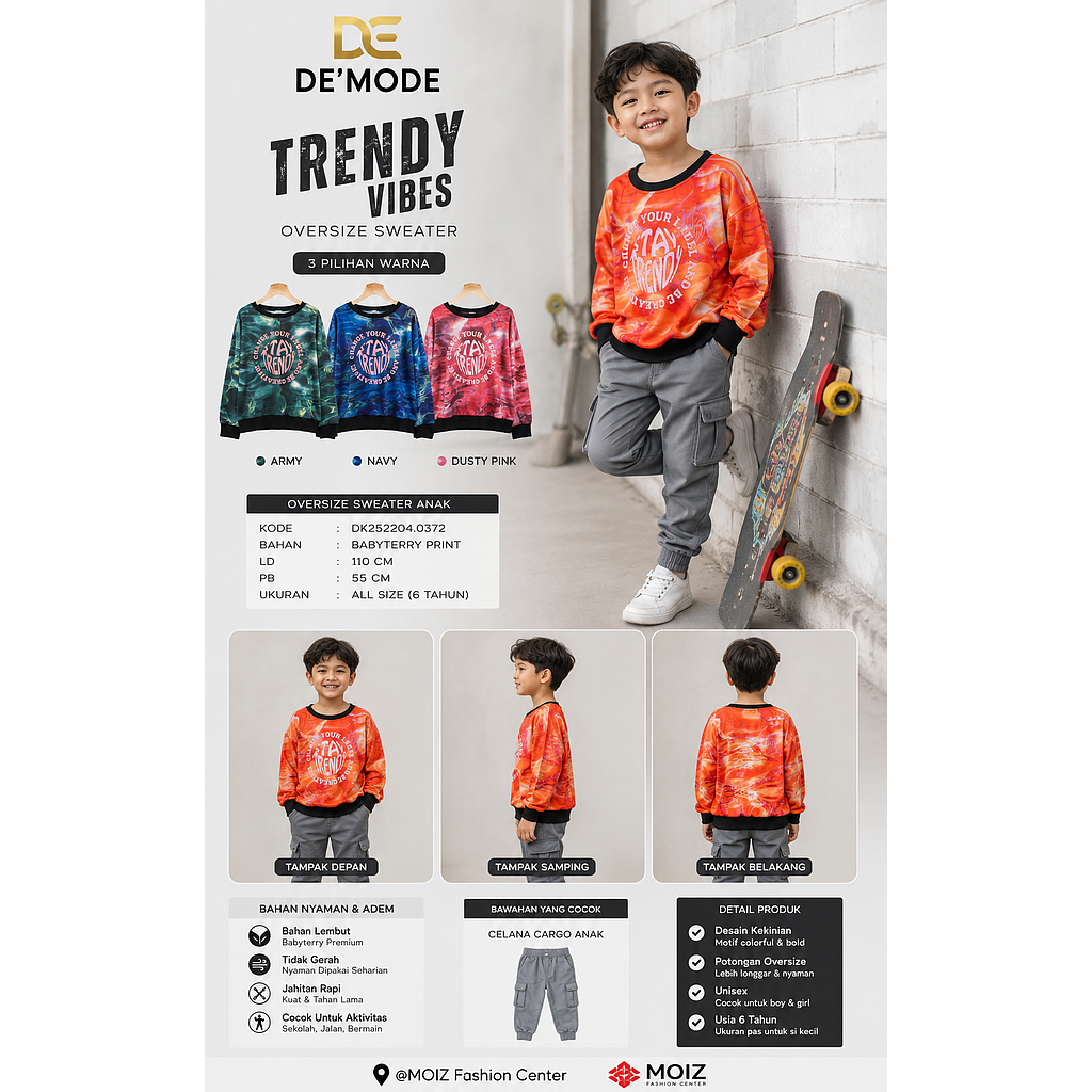 Stay Trendy Long oversize (DK.0372)