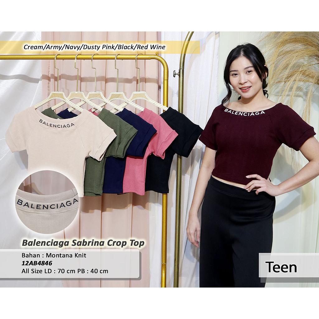 Balenciaga sabrina crop top