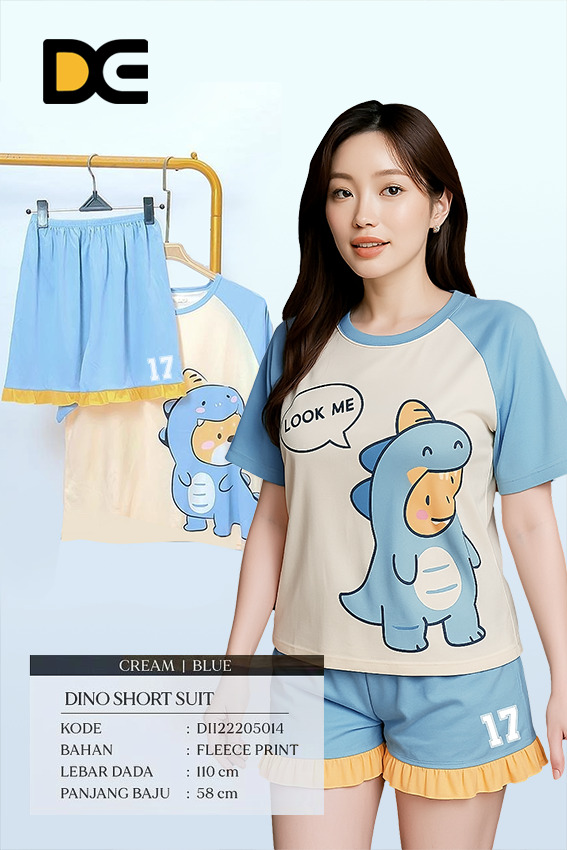 Dino short suit (2 piece)