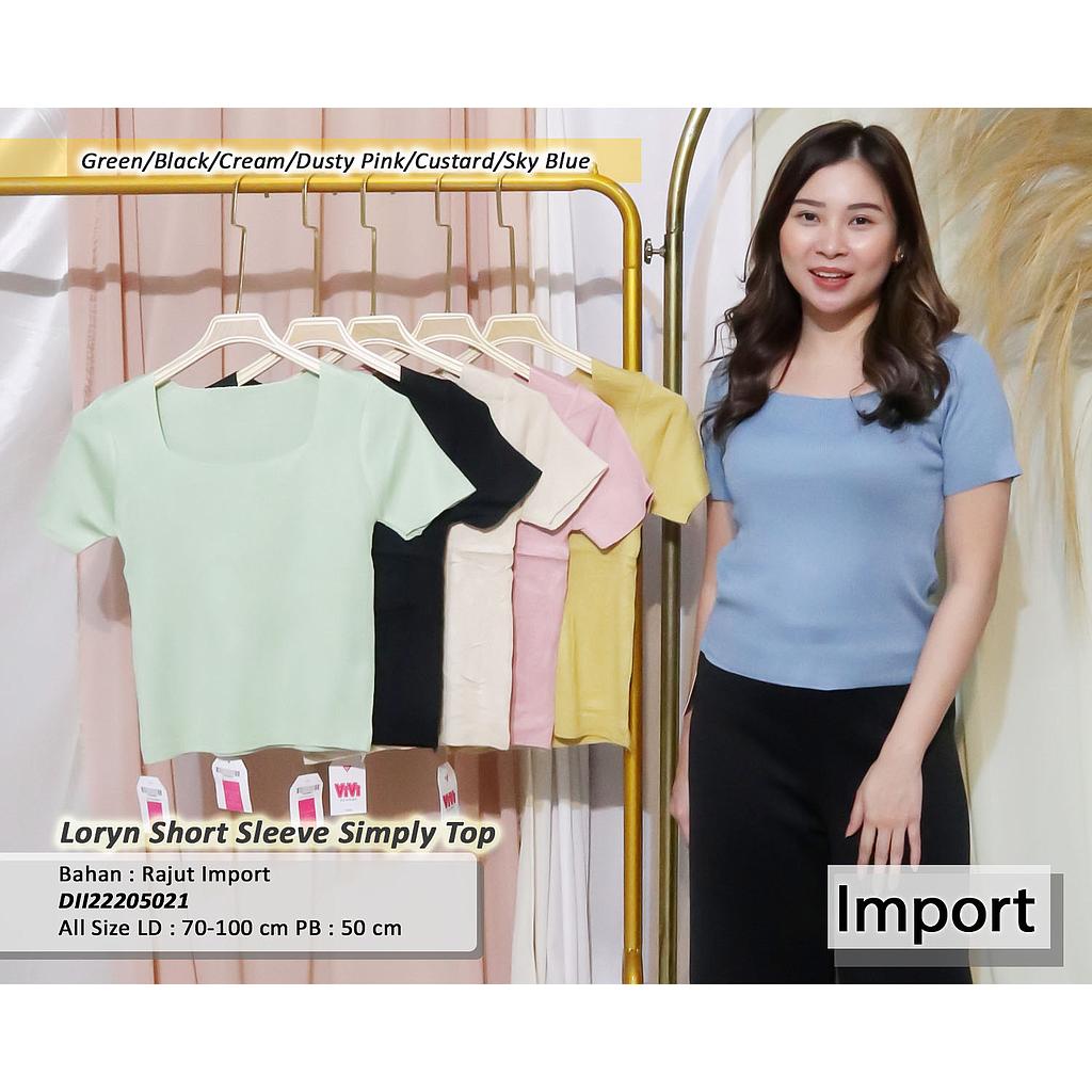 Loryn Short Sleeve Simply Top