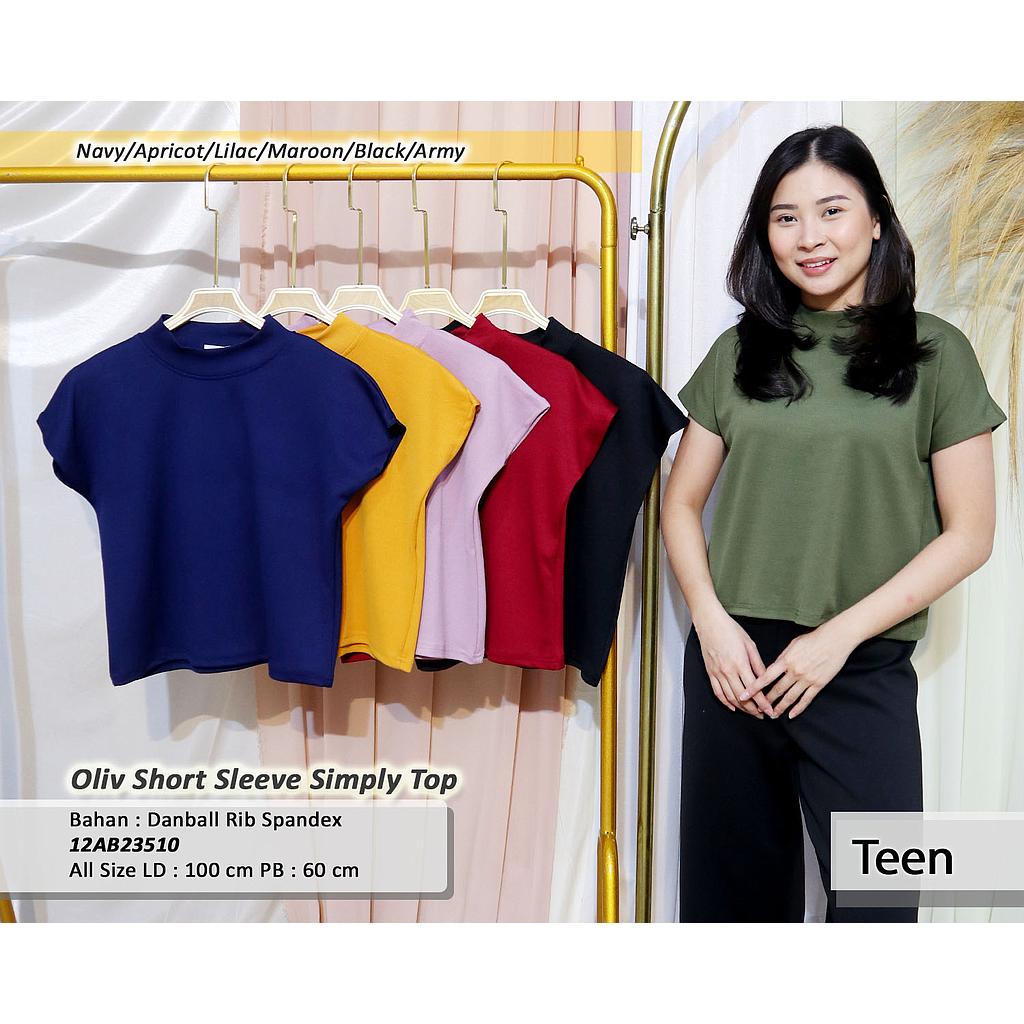 Oliv Short Sleeve Simply Top