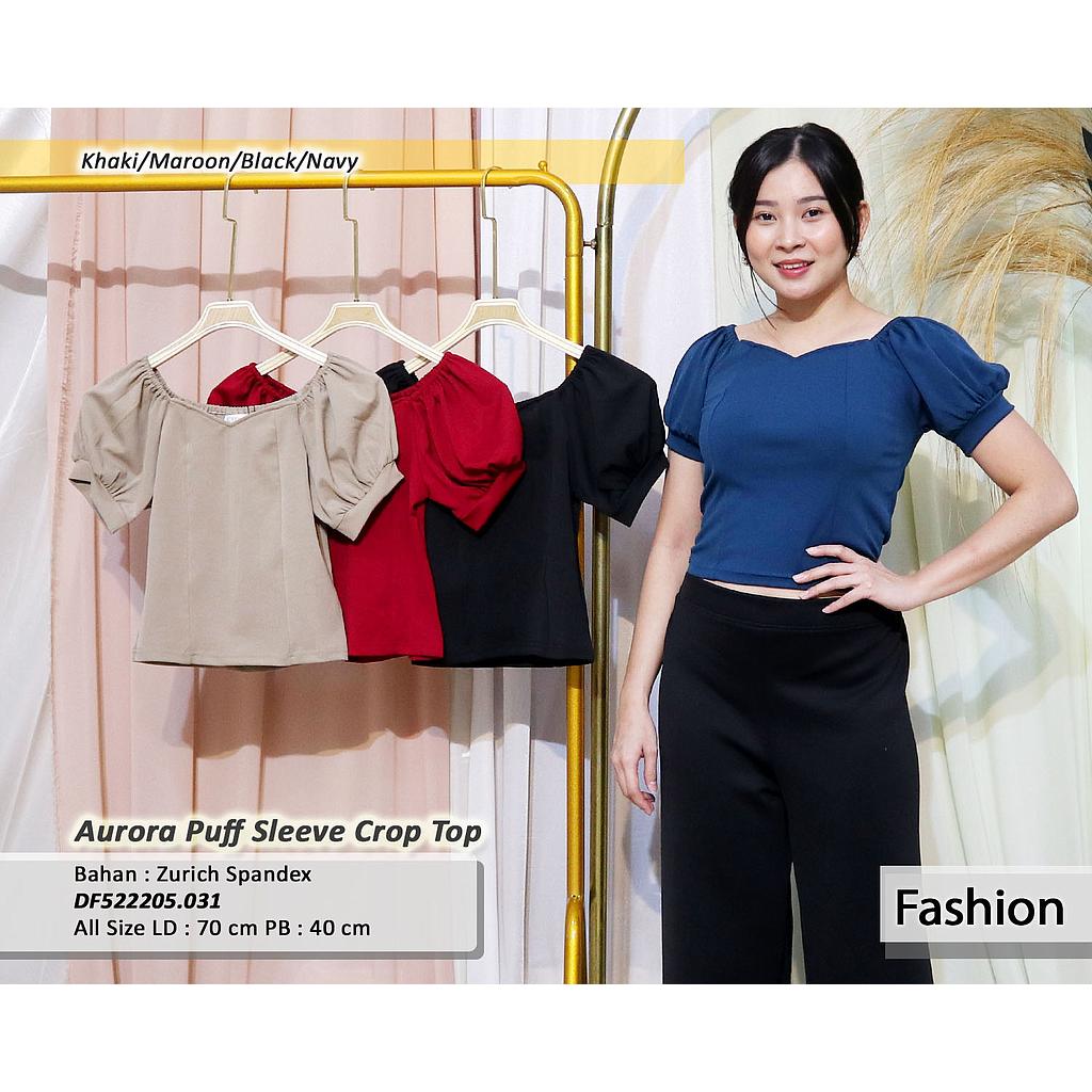 Aurora Puff Sleeve Crop Top(DF.031)